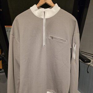 Zippererd Pullover Sweater